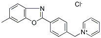 1-[4-(6-METHYL-1,3-BENZOXAZOL-2-YL)BENZYL]PYRIDINIUM CHLORIDE 结构式