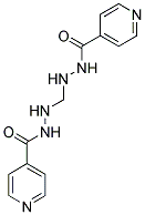 ISONICOTINIC ACID 2,2'-METHYLENEDIHYDRAZIDE 结构式