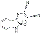 2-AMINO-1-(AZA(2-OXOINDOLIN-3-YLIDENE)METHYL)ETHENE-1,2-DICARBONITRILE 结构式