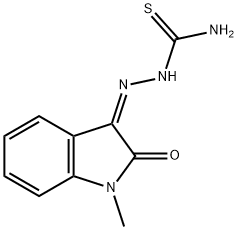 1-METHYLISATIN, 3-THIOSEMICARBAZIDE 结构式