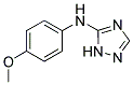 N-(4-METHOXYPHENYL)-1H-1,2,4-TRIAZOL-5-AMINE 结构式