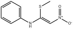 N-[1-(METHYLSULFANYL)-2-NITROVINYL]-N-PHENYLAMINE 结构式