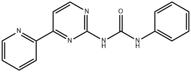 N-PHENYL-N'-[4-(2-PYRIDINYL)-2-PYRIMIDINYL]UREA 结构式