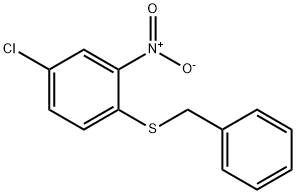 4-CHLORO-2-NITRO-1-(PHENYLMETHYLTHIO)BENZENE 结构式