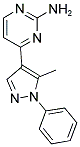 4-(5-METHYL-1-PHENYL-1H-PYRAZOL-4-YL)PYRIMIDIN-2-AMINE 结构式