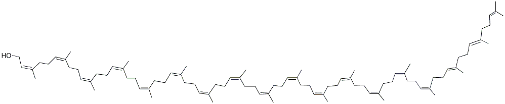 十九异戊烯醇 结构式