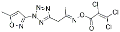 2-(5-Methylisoxazol-3-yl)-5-(2-([(2,3,3-trichloroallanoyl)oxy]imino)propyl)-2H-1,2,3,4-tetraazole 结构式