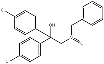 2-(Benzylsulfinyl)-1,1-bis(4-chlorophenyl)-1-ethanol 结构式