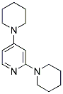 2,4-DIPIPERIDIN-1-YLPYRIDINE 结构式