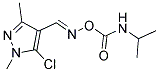 5-CHLORO-4-[(([(ISOPROPYLAMINO)CARBONYL]OXY)IMINO)METHYL]-1,3-DIMETHYL-1H-PYRAZOLE 结构式