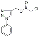 (1-PHENYL-1H-1,2,3-TRIAZOL-4-YL)METHYL 2-CHLOROACETATE 结构式