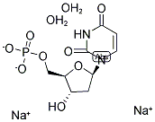 2ˊ-脱氧尿苷-5ˊ-一磷酸二钠盐 结构式