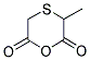 3-METHYL-1,4-OXATHIANE-2,6-DIONE 结构式