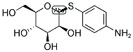 4-AMINOPHENYL-1-THIO-BETA-D-MANNOPYRANOSIDE 结构式