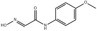 (2E)-2-(HYDROXYIMINO)-N-(4-METHOXYPHENYL)ACETAMIDE 结构式