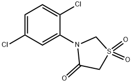 3-(2,5-DICHLOROPHENYL)-1LAMBDA6,3-THIAZOLANE-1,1,4-TRIONE 结构式