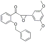 [2-(BENZYLOXY)PHENYL][3-(3,5-DIMETHOXYPHENYL)OXIRAN-2-YL]METHANONE 结构式