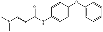 3-(二甲氨基)-N-(4-苯氧基苯基)丙烯酰胺 结构式