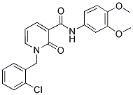 1-(2-CHLOROBENZYL)-N-(3,4-DIMETHOXYPHENYL)-2-OXO-1,2-DIHYDRO-3-PYRIDINECARBOXAMIDE 结构式