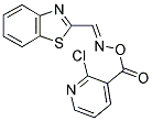 2-[(([(2-Chloropyridin-3-yl)carbonyl]oxy)imino)methyl]-1,3-benzothiazole 结构式