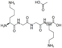 H-LYS-GLY-GLY-LYS-OH ACETATE SALT 结构式