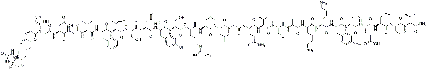 BIOTINYL-PHI (RAT) 结构式