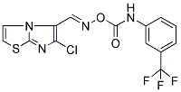 6-CHLORO-5-([(([3-(TRIFLUOROMETHYL)ANILINO]CARBONYL)OXY)IMINO]METHYL)IMIDAZO[2,1-B][1,3]THIAZOLE 结构式