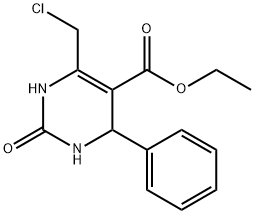 6-(氯甲基)-2-氧代-4-苯基-3,4-二氢-1H-嘧啶-5-羧酸乙酯 结构式