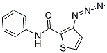 N2-PHENYL-3-AZIDOTHIOPHENE-2-CARBOXAMIDE 结构式