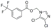 (4,5-DICHLORO-1H-IMIDAZOL-1-YL)METHYL 3-(TRIFLUOROMETHYL)BENZOATE 结构式