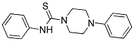 (PHENYLAMINO)(4-PHENYLPIPERAZINYL)METHANE-1-THIONE 结构式
