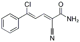 5-CHLORO-2-CYANO-5-PHENYLPENTA-2,4-DIENAMIDE 结构式