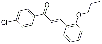 1-(4-CHLOROPHENYL)-3-(2-PROPOXYPHENYL)PROP-2-EN-1-ONE 结构式