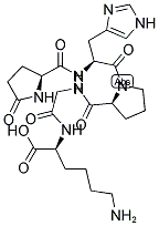 GLP-HIS-PRO-GLY-LYS: GLP-HPGK 结构式