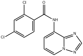 2,4-DICHLORO-N-[1,2,4]TRIAZOLO[1,5-A]PYRIDIN-8-YLBENZENECARBOXAMIDE 结构式