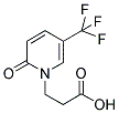 3-[1,2-DIHYDRO-2-OXO-5-(TRIFLUOROMETHYL)-PYRID-1-YL]PROPIONIC ACID 结构式