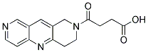 4-(3,4-DIHYDROPYRIDO[4,3-B]-1,6-NAPHTHYRIDIN-2(1H)-YL)-4-OXOBUTANOIC ACID 结构式