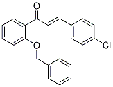 1-[2-(Benzyloxy)phenyl]-3-(4-chlorophenyl)prop-2-en-1-one 结构式