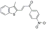3-(3-METHYLBENZO[B]THIOPHEN-2-YL)-1-(4-NITROPHENYL)PROP-2-EN-1-ONE 结构式