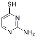 2-AMINO-4-MERCAPTOPYRIMIDINE 结构式