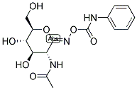 O-(2-ACETAMIDO-2-DEOXY-D-GLUCOPYRANOSYLIDENE)AMINO N-PHENYL CARBAMATE 结构式