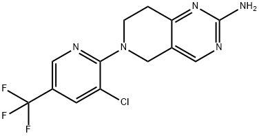 6-[3-Chloro-5-(trifluoromethyl)-2-pyridinyl]-5,6,7,8-tetrahydropyrido[4,3-d]pyrimidin-2-amine