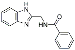 N-(1H-BENZIMIDAZOL-2-YLMETHYL)BENZAMIDE 结构式