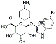 5-BROMO-3-INDOLYL BETA-D-GLUCURONIDE CYCLOHEXYLAMMONIUM SALT 结构式