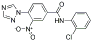 N-(2-CHLOROPHENYL)-3-NITRO-4-(1H-1,2,4-TRIAZOL-1-YL)BENZENECARBOXAMIDE 结构式