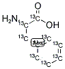 L-PHENYLALANINE (U-13C9) 结构式