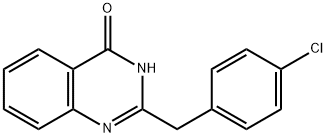 2-(4-CHLOROBENZYL)-4(3H)-QUINAZOLINONE 结构式