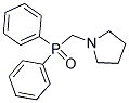 DIPHENYL(TETRAHYDRO-1H-PYRROL-1-YLMETHYL)PHOSPHINE OXIDE 结构式