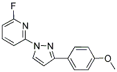 2-FLUORO-6-[3-(4-METHOXYPHENYL)-1H-PYRAZOL-1-YL]PYRIDINE 结构式