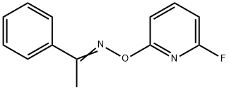 1-PHENYL-1-ETHANONE O-(6-FLUORO-2-PYRIDINYL)OXIME 结构式